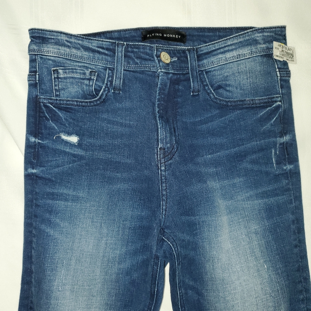 Flying Monkey Mid Rise Skinny Jeans S26
